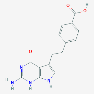 4-[2-(2-Amino-4,7-dihydro-4-oxo-3H-pyrrolo[2,3-d]pyrimidin-5-yl)ethyl]benzoic Acid