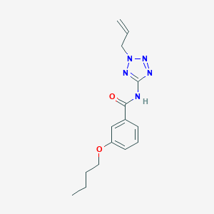 molecular formula C15H19N5O2 B235247 N-(2-allyl-2H-tetraazol-5-yl)-3-butoxybenzamide 