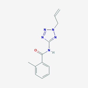 molecular formula C12H13N5O B235248 N-(2-allyl-2H-tetraazol-5-yl)-2-methylbenzamide 