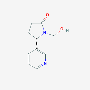 molecular formula C10H12N2O2 B235251 n'-Hydroxymethylnorcotinine CAS No. 157129-55-0