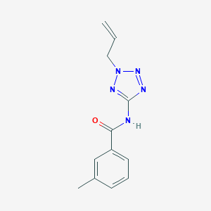 molecular formula C12H13N5O B235266 N-(2-allyl-2H-tetraazol-5-yl)-3-methylbenzamide 