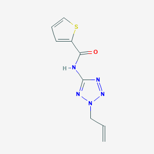 molecular formula C9H9N5OS B235290 N-(2-allyl-2H-tetraazol-5-yl)-2-thiophenecarboxamide 