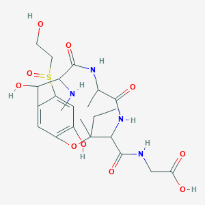 molecular formula C23H34N4O10S B235291 Ustiloxin C CAS No. 158274-98-7