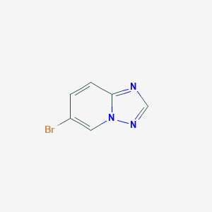 molecular formula C6H4BrN3 B023532 6-Bromo-[1,2,4]triazolo[1,5-a]pyridine CAS No. 356560-80-0