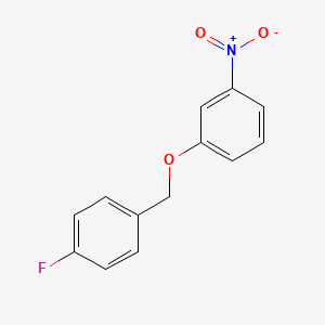 molecular formula C13H10FNO3 B2353719 1-[(4-Fluorophenyl)methoxy]-3-nitrobenzene CAS No. 79807-98-0