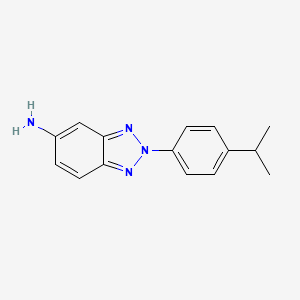 2-[4-(propan-2-yl)phenyl]-2H-benzotriazol-5-amine
