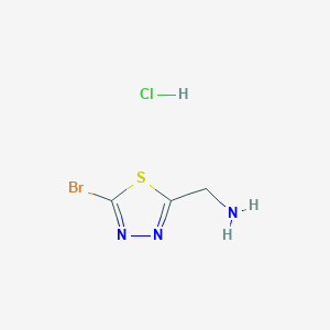 (5-Bromo-1,3,4-thiadiazol-2-yl)methanamine hydrochloride