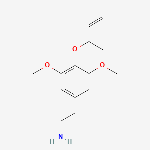 2-(4-But-3-en-2-yloxy-3,5-dimethoxyphenyl)ethanamine