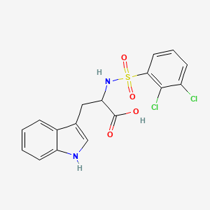 2-(2,3-dichlorobenzenesulfonamido)-3-(1H-indol-3-yl)propanoic acid