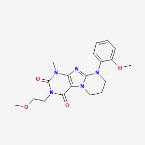 3-(2-methoxyethyl)-9-(2-methoxyphenyl)-1-methyl-7,8-dihydro-6H-purino[7,8-a]pyrimidine-2,4-dione