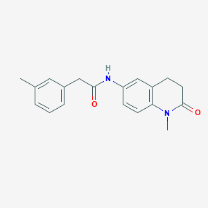 N-(1-methyl-2-oxo-1,2,3,4-tetrahydroquinolin-6-yl)-2-(m-tolyl)acetamide