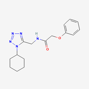 N-((1-cyclohexyl-1H-tetrazol-5-yl)methyl)-2-phenoxyacetamide