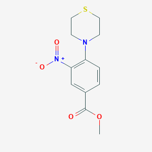 Methyl 3-nitro-4-(1,4-thiazinan-4-yl)benzenecarboxylate