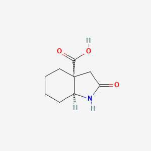 (3Ar,7aS)-2-oxo-3,4,5,6,7,7a-hexahydro-1H-indole-3a-carboxylic acid