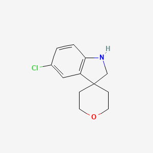 5-Chloro-1,2-dihydrospiro[indole-3,4'-oxane]