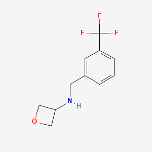 N-[3-(Trifluoromethyl)benzyl]oxetan-3-amine