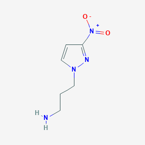 3-(3-nitro-1H-pyrazol-1-yl)propan-1-amine