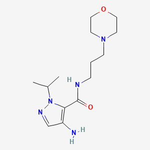4-Amino-1-isopropyl-N-(3-morpholin-4-ylpropyl)-1H-pyrazole-5-carboxamide