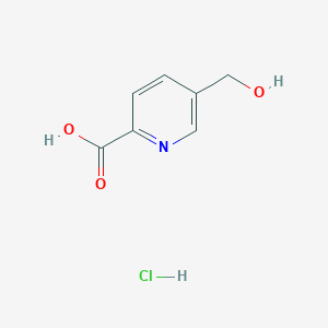 molecular formula C7H8ClNO3 B2354129 5-(Hydroxymethyl)picolinic acid hydrochloride CAS No. 2155855-73-3