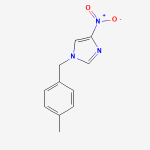 molecular formula C11H11N3O2 B2354130 1-[(4-methylphenyl)methyl]-4-nitro-1H-imidazole CAS No. 903821-75-0