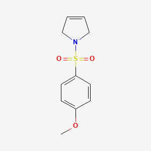 molecular formula C11H13NO3S B2354133 1-(4-Methoxybenzene)sulfonyl-2,5-dihydropyrrole CAS No. 219583-70-7