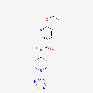 N-(1-(1,2,5-thiadiazol-3-yl)piperidin-4-yl)-6-isopropoxynicotinamide