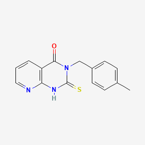 3-(4-methylbenzyl)-2-thioxo-2,3-dihydropyrido[2,3-d]pyrimidin-4(1H)-one