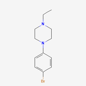 molecular formula C12H17BrN2 B2354240 1-(4-Bromophenyl)-4-ethylpiperazine CAS No. 656257-43-1