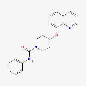 N-phenyl-4-(quinolin-8-yloxy)piperidine-1-carboxamide