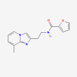 molecular formula C15H15N3O2 B2354261 N-(2-(8-methylimidazo[1,2-a]pyridin-2-yl)ethyl)furan-2-carboxamide CAS No. 868978-20-5