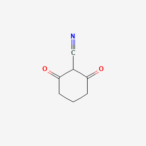 molecular formula C7H7NO2 B2354268 2,6-Dioxocyclohexanecarbonitrile CAS No. 42038-85-7