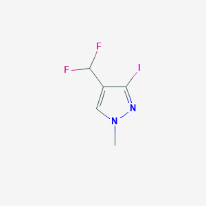 4-(Difluoromethyl)-3-iodo-1-methylpyrazole