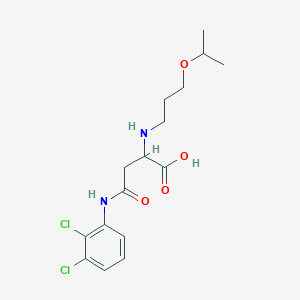 4-((2,3-Dichlorophenyl)amino)-2-((3-isopropoxypropyl)amino)-4-oxobutanoic acid