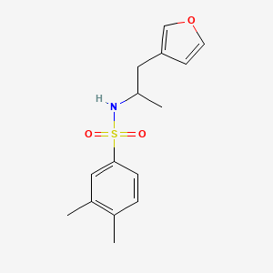 N-(1-(furan-3-yl)propan-2-yl)-3,4-dimethylbenzenesulfonamide