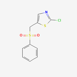 2-Chloro-5-[(phenylsulfonyl)methyl]-1,3-thiazole