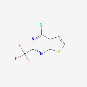 Thieno[2,3-d]pyrimidine, 4-chloro-2-(trifluoromethyl)-