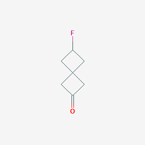 molecular formula C7H9FO B2354364 6-Fluorospiro[3.3]heptan-2-one CAS No. 2567503-97-1