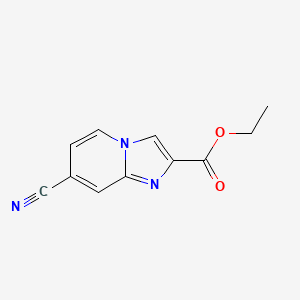 7-Cyano-imidazo[1,2-a]pyridine-2-carboxylic acid ethyl ester