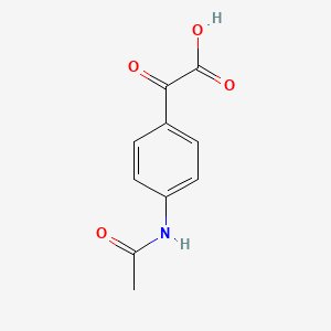 molecular formula C10H9NO4 B2354374 2-(4-Acetamidophenyl)-2-oxoacetic acid CAS No. 73549-48-1