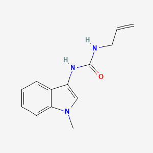 molecular formula C13H15N3O B2354378 1-allyl-3-(1-methyl-1H-indol-3-yl)urea CAS No. 941879-29-4
