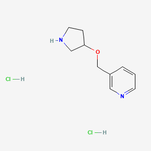 3-[(Pyrrolidin-3-yloxy)methyl]pyridine dihydrochloride