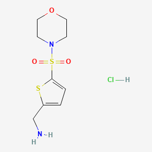 [5-(Morpholin-4-ylsulfonyl)thien-2-yl]methylamine hydrochloride