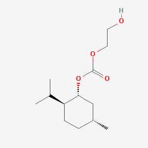 molecular formula C13H24O4 B235441 Menthyl glycol carbonate CAS No. 156324-78-6