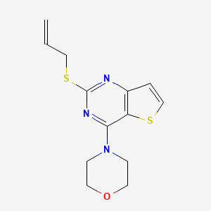 2-(Allylsulfanyl)-4-morpholinothieno[3,2-d]pyrimidine