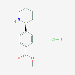 (S)-Methyl 4-(piperidin-2-yl)benzoate hydrochloride
