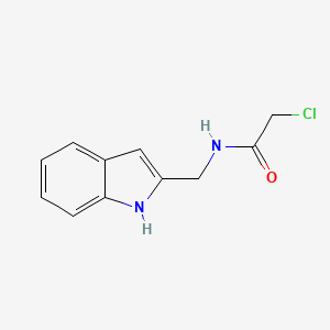 2-Chloro-N-(1H-indol-2-ylmethyl)acetamide