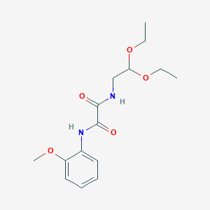 molecular formula C15H22N2O5 B2354591 N1-(2,2-diethoxyethyl)-N2-(2-methoxyphenyl)oxalamide CAS No. 898375-18-3