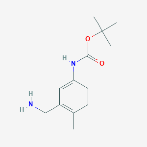 Tert-butyl N-[3-(aminomethyl)-4-methylphenyl]carbamate