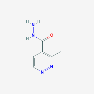 molecular formula C6H8N4O B2354897 3-Methylpyridazine-4-carbohydrazide CAS No. 1239723-92-2