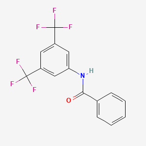 molecular formula C15H9F6NO B2354956 N-[3,5-bis(trifluoromethyl)phenyl]benzamide CAS No. 192049-16-4